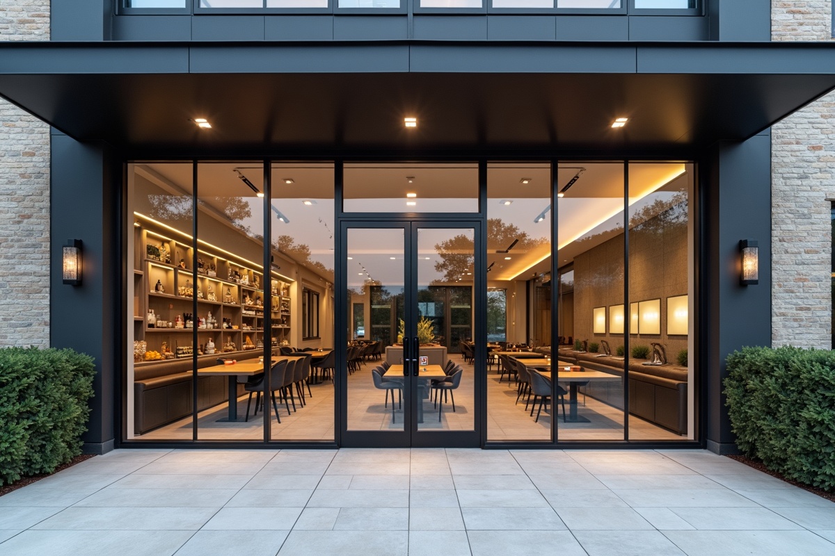 Commercial storefront exterior with large glass windows and modern architecture illustrating typical DFW commercial glazing installation and replacement projects